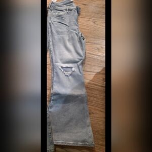 Hollister Light Blue Distressed Jeans